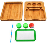 Smoke Box Set with Wood Rolling Tray