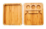 Smoke Box Set with Wood Rolling Tray