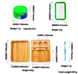 Smoke Box Set with Wood Rolling Tray