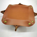 Dice PU Leather Folding Tray
