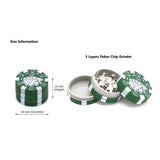 3 Layers Poker Chip Style Herb Grinder