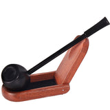 Ebony Pipe Wood  Smoking Portable