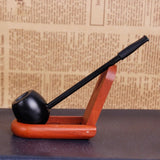 Ebony Pipe Wood  Smoking Portable