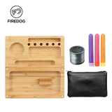 Smoking Rolling Tray Kit Bamboo Tobacco