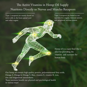 Edible Organic Hemp Seed Oil H