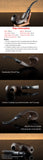 Ebony Wood Pipe 9mm