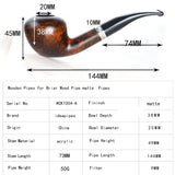 Tobacco Smoking Pipe Smooth Finish