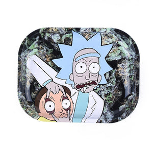 Tobacco Rolling Metal Tray Hand Roller