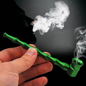 Small Bamboo Tobacco Stems  Metal Pipes