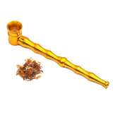 Small Bamboo Tobacco Stems  Metal Pipes