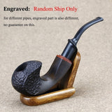 Ebony Wood Pipe 9mm