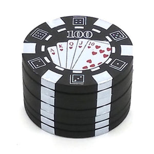 3 Layers Poker Chip Style Herb Grinder